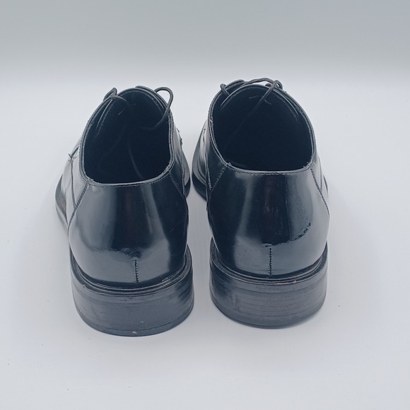 Cole Haan Waterproof Oxford Mens‎ 9.5 Black Good Square Toe Leather C02898